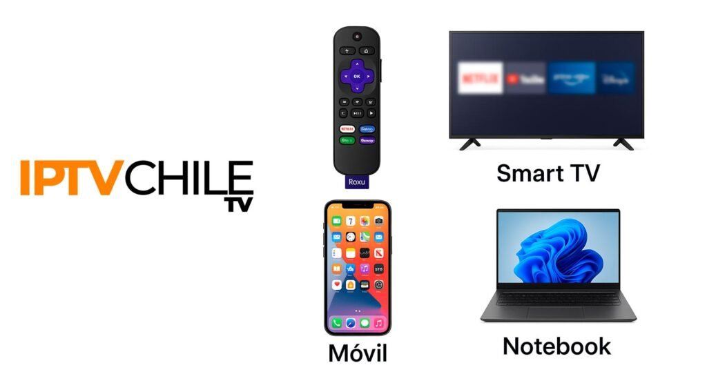 Televisión IPTV en Chile compatible con Roku, Smart TV, Android y más dispositivos